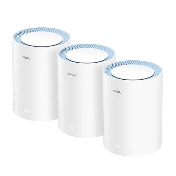 <![CDATA[CUDY M1200 AC1200 Dual Band EV Ofis Tipi Mesh Router 3-lü paket]]>