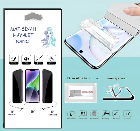 Tecno CAMON 30 PRO -5G-  Nano Ekran Koruyucu İnce Esnek MAT HAYALET