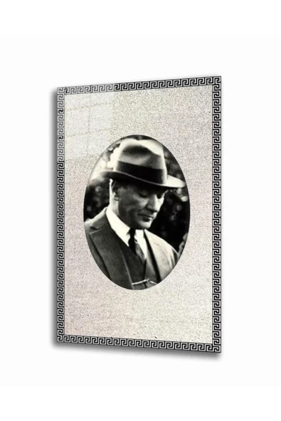 Atatürk Cam Tablo 4 Mm Dayanıklı Temperli Cam