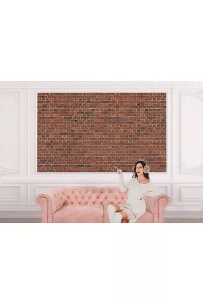 Taş Tuğla Desenli Duvar Kağıdı-5599