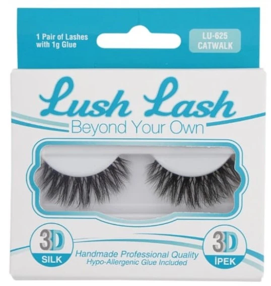 Lush Lash 3D İpek Takma Kirpik Catwalk LU-625