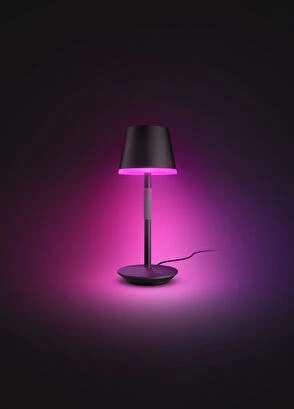 Philips Hue GO Belle Taşınabilir Siyah Masa Lambası - 7