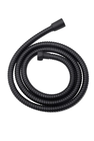5 Fonksiyonlu Duş Başlığı Ve Siyah Duş Hortumu 150 Cm Set - 3