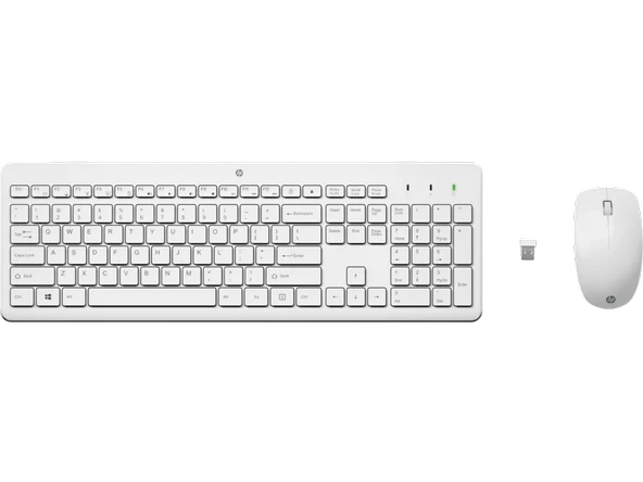 HP 3L1F0AA 230 WL KEYBOARD AND MOUSE COMBO WHITE