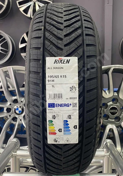 Riken 195/65R15 91H All Season Dört Mevsim Lastik 2025 Üretim