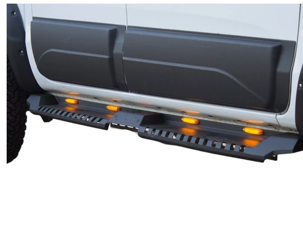 AUTOGP Mtsubsh l200 uyumlu yan basamak koruma offroad tip metal 193cm 2007 / 2022 - 2