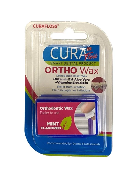 Curafloss Orto Wax Diş Mumu Mint Aromalı