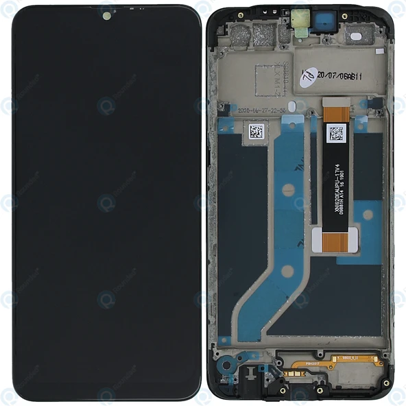 Oppo A12 Uyumlu Çıtalı Lcd Ekran + Dokunmatik CPH2083 CPH2077