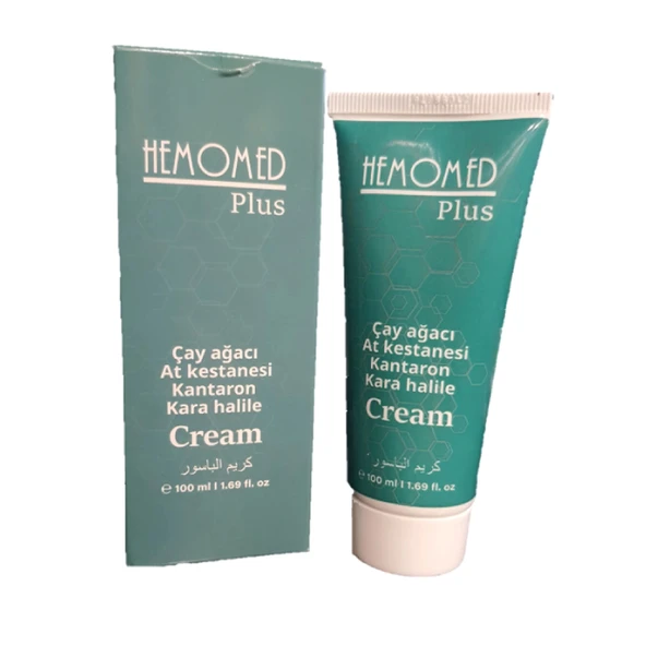 Hemomed Plus Çay Ağacı, At Kestanesi, Kantaron, Kara Halile Kremi 100 ML, Derya Eren
