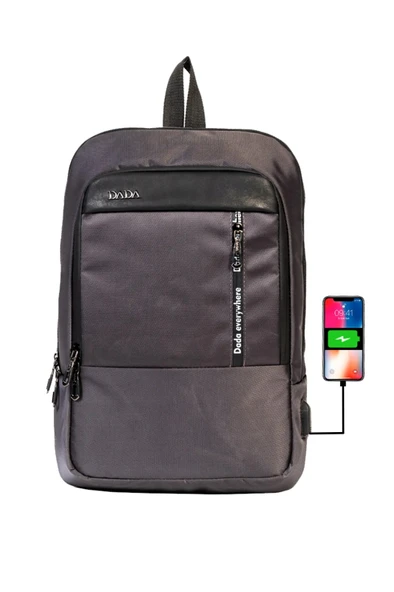 Dada 08 Slim Laptop Tablet Bölmeli Sırt Çantası 15.6 inç - Resim 7