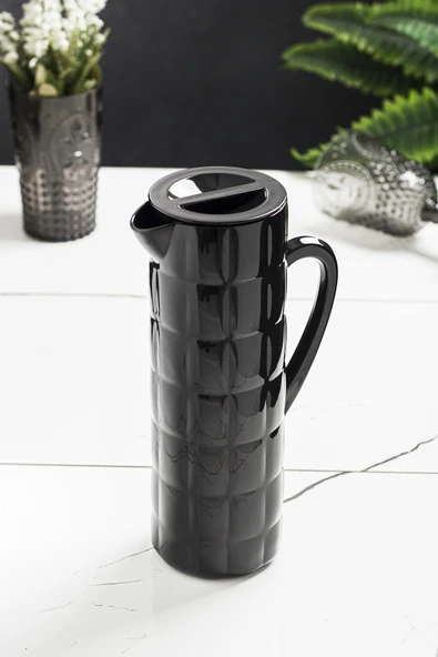 Arkilik Allegra 1,5 Lt Siyah Sürahi (Buzdolabı Kapak Rafına Sığar) - 3
