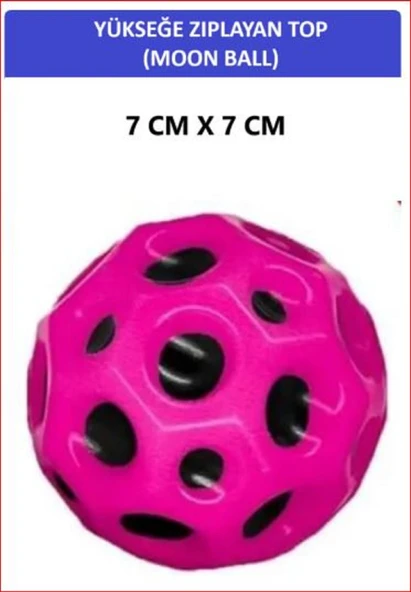 ZETCONCEPT MOON BALL (YÜKSEĞE ZIPLAYAN TOP) - 7 CM - SÜPER EĞLENCELİ UZAY TOPU - SPACE BALL - BOUNCY BALL