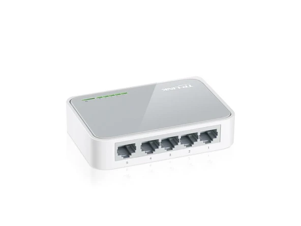 Tp-Link TL-SF1005D 5 port 10-100 Mbps Switch Plastik Kasa - 2