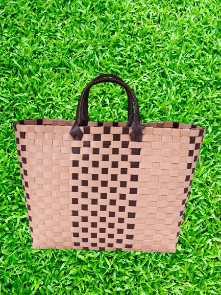 Plastik Örme Pazar Çantası BÜYÜK BOY ürün görseli 1