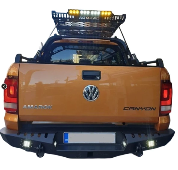 AUTOGP Nissan navara arka tampon demir offroad tip metal 2015+ - 2