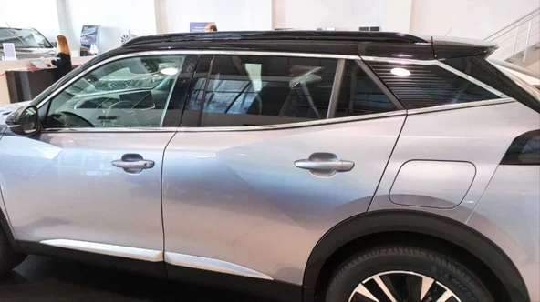 AUTOGP Peugeot 2008 cam çerçevesi kenar çıtası krom tamtur 2020+ 12 parça