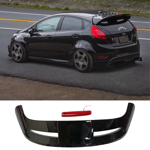 AUTOGP Ford fiesta st bagaj üstü spoiler pianoblack boyalı 2009 / 2017
