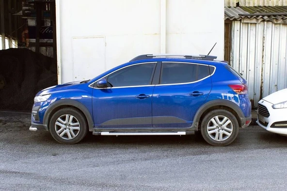AUTOGP Dacia sandero cam çerçevesi kenar çıtası krom tamtur 2021+