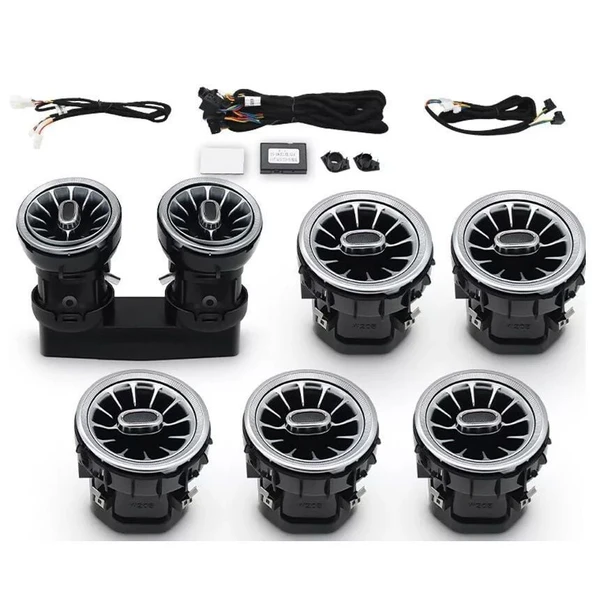 AUTOGP Mercedes glc x253 airwent havalandırma menfez seti ledli ambiyans 2013 / 2018 3 renk ön arka - 2