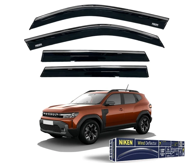 NİKEN Dacia duster cam rüzgarlığı kromlu 2024+ niken