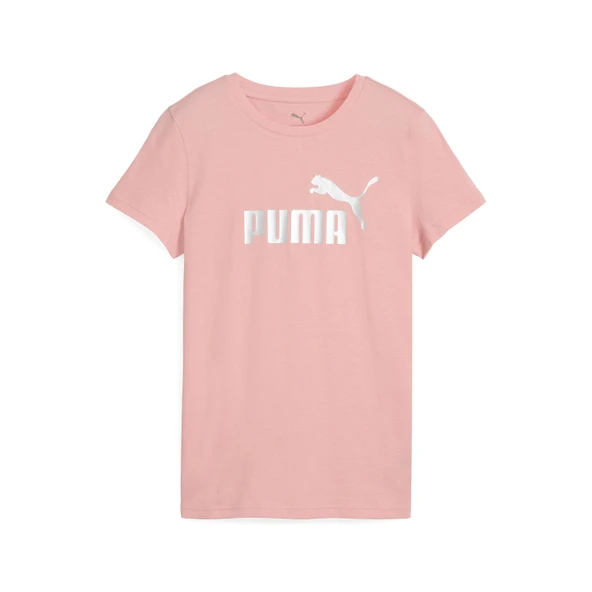 Puma 63153618 Metallic No. 1 Logo Tee Kadın Spor Tişört