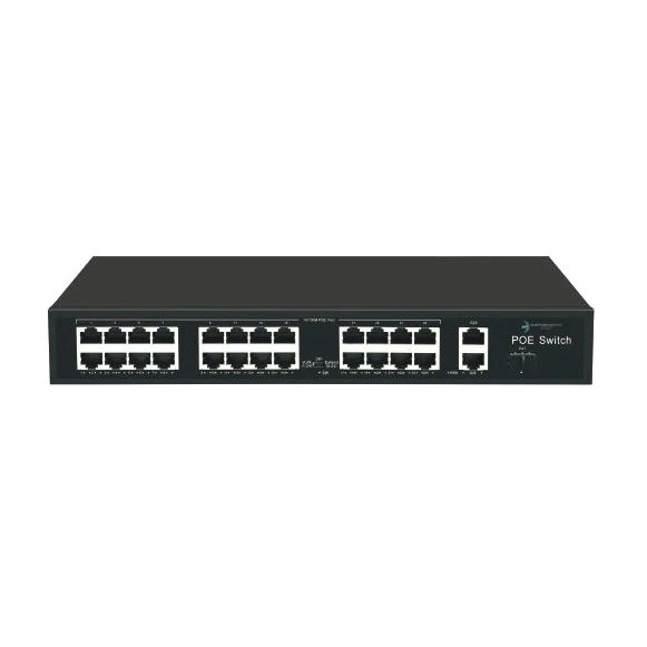 <![CDATA[ODS 24port +2 UPLINK 300w FULL PoE 08ODS-24P2U1S-300 10/100 1X SFP Yönetilemez Switch]]>