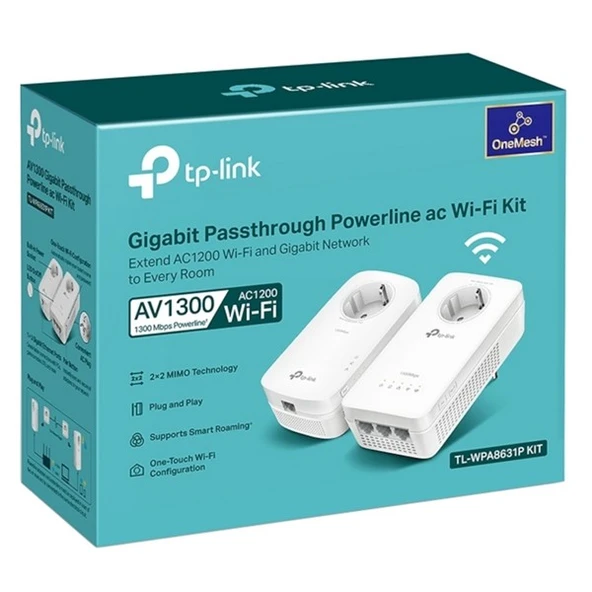 <![CDATA[TP-LINK TL-WPA8631P KIT EV Ofis Tipi PowerLine Ağ Adaptörü]]>