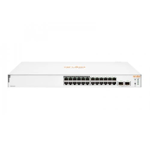 <![CDATA[ARUBA 24port Instant On 1830-24G JL812A GIGABIT 2xSFP Yönetilebilir Switch RackMount]]>