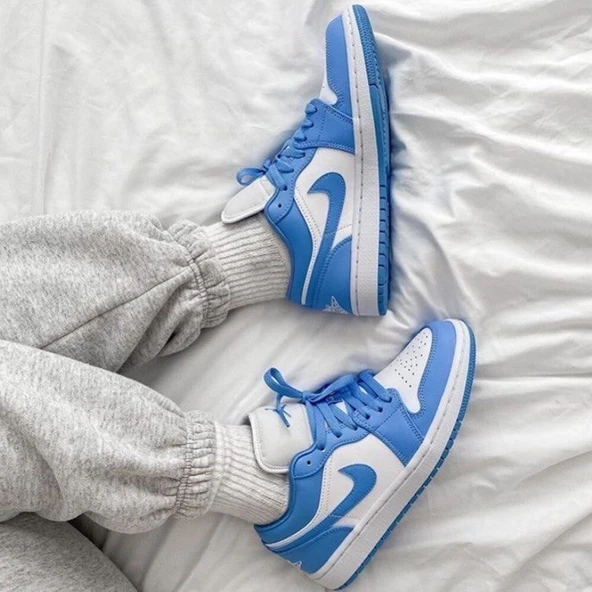 Nike Air Jordan Low Unc Blue - Resim 2