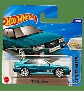 Hot Wheels 87 Audi Quattro 2/5 16/250 Model Araba