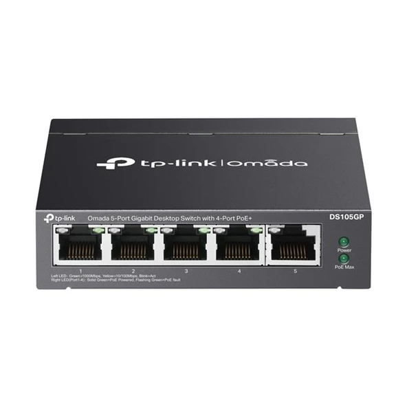 <![CDATA[TP-LINK 5port DS105GP GIGABIT 4port 65w PoE Switch]]>