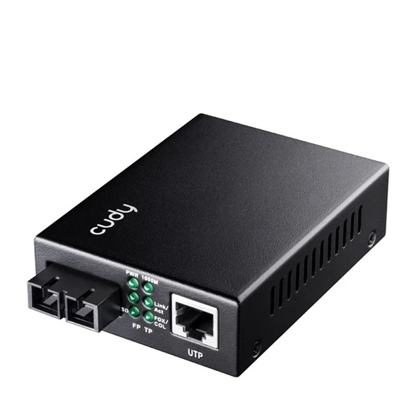 <![CDATA[CUDY MC100GSA-20 Gigabit SC-SM Media Converter]]>