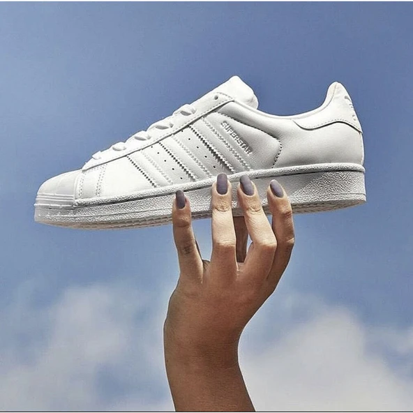 Adidas Superstar All White - Resim 2