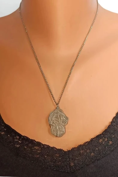 Doğal Çöl Gülü, Sabır Taşı Kolye 336-1