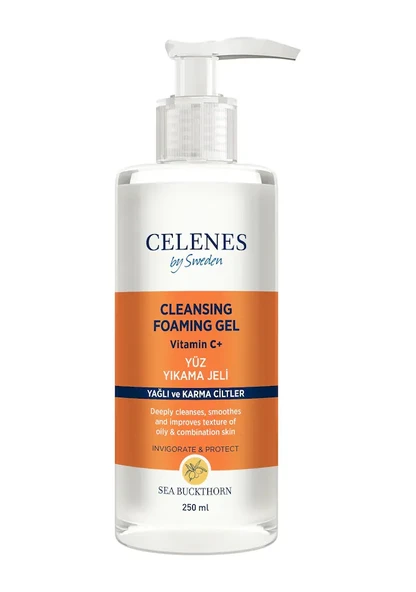 Celenes by Sweden Sea Buckthorn Temizleme Jeli 250 ml - Yağlı ve Karma Ciltler