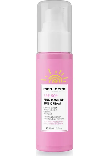 Maruderm Spf50+ Pembe Ton Eşitleyici Güneş Kremi 50 ml - 2