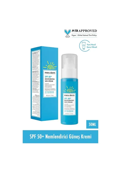 Maruderm Spf50+ Nemlendirici Güneş Kremi 50 ml