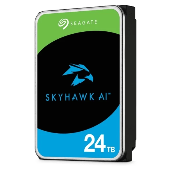 ONTECH - 24 Tb Seagate 3.5 Skyhawk Aı Sata 512mb 7/24 Guvenlık St24000ve002 (5 Yıl Resmı Dıst Garantılı)