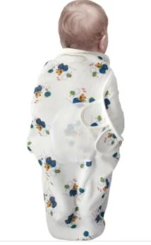 Kız bebek pamuklu penye kundak ürün görseli 1