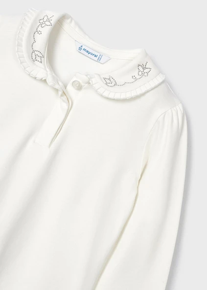 Mayoral Beyaz Çocuk Tshirt - 6