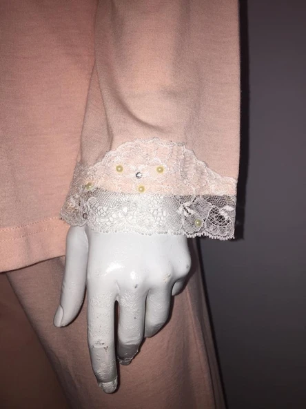 AQUA Somon Kadın Pijama Takım - 5