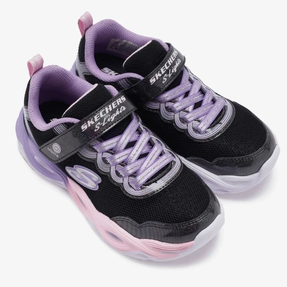 Skechers Twisty Glow 303717L Ortopedik Işıklı Çocuk Spor Ayakkabı - 8