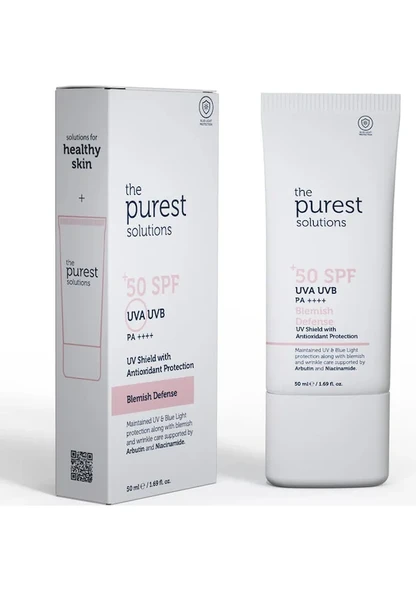 The Purest Solutions Leke Karşıtı ve Cilt Tonu Eşitleyici Renkli Güneş Koruyucu Krem SPF50+ 50 ml - 2