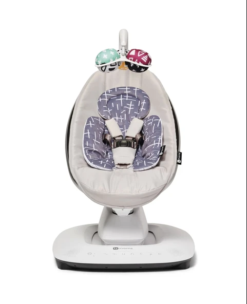 4Moms Mamaroo 5.0 Çift Yönlü Yenidoğan Destek Pedi Dark Grey Plus