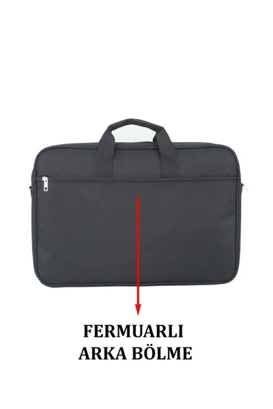 Case Club 2117 Büyük Boy 17,3 Inç Laptop Evrak Çantası Darbe Emici Koruma Su Geçirmez Kumaş - 8