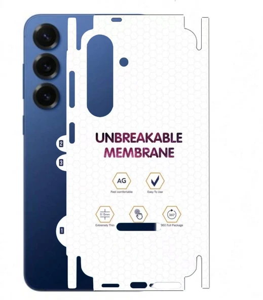 Samsung Galaxy S25 Plus ile Uyumlu MAT TPU Arka Kaplama 360