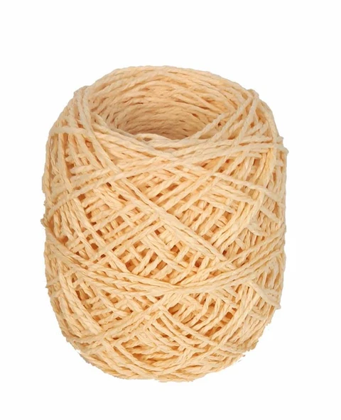 Çanta Aksesuar Açık Sarı 50 Gr Sarılmış Kağıt İp