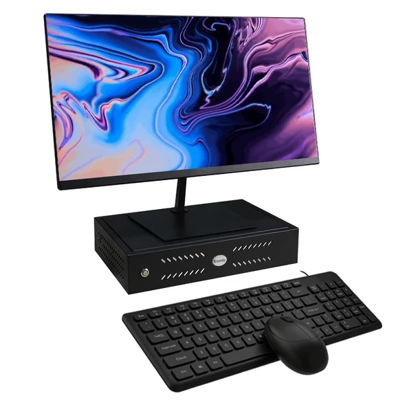 ROWORK MK2 İ5 14400 16GB DDR4 512GB m2 24" Monitörlü Set Mini PC ürün görseli