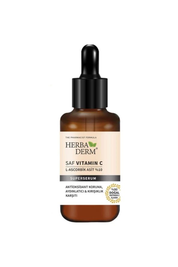 Superserum Saf Vıtamın C 30 ml( L-ASCORBİK ASİT %10 )Herba701454