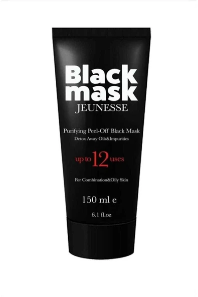Jeunesse Soyulabilir Siyah Maske 150 ml